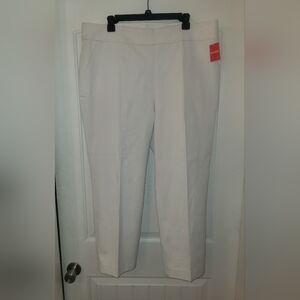 NWT Spanx slim straight pants classic white 2xl